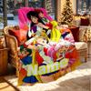 Custom Name Personalized Sailor Moon Print Blanket, Home Decor, Bedroom, Sofa, Camping, Couch, Gifts for Birthday Christmas