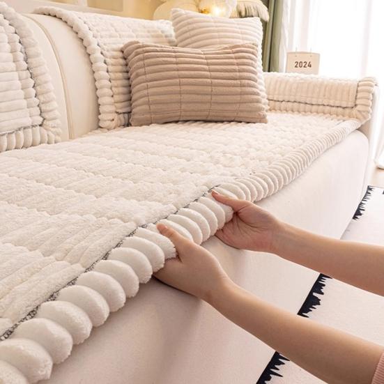 Sofa Cover Washable Non-Slip Couch Throw Soft Thick Pet-friendly Sofa Protector