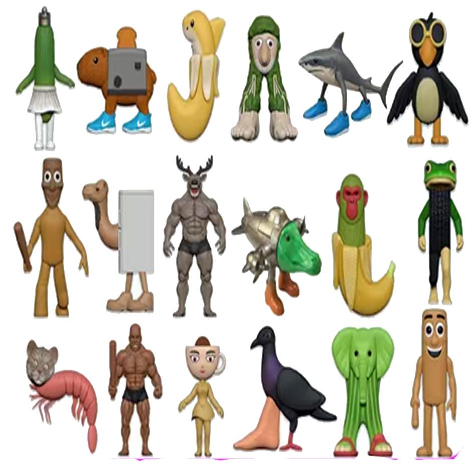 NEW Blind box Italian  Brainrot AI Animals Tung Tung Tung Sahur Figure Tralalelo Tralala Figure Doll  DeskOrnament Gift