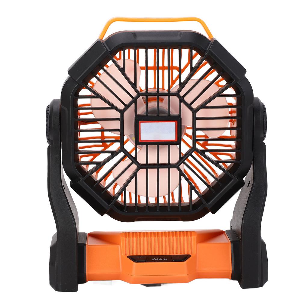 Camping Fan with LED Lantern Multifunction 8000mAh Portable Outdoor Camping Fan Power Bank for Camping Fishing Outage