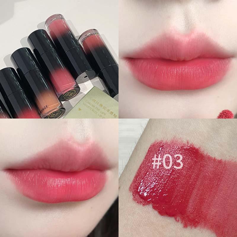 Light Makeup Lip & Cheek Glaze: Nude Rose Gray Pink - Enhances Fairness for Yellow Skin