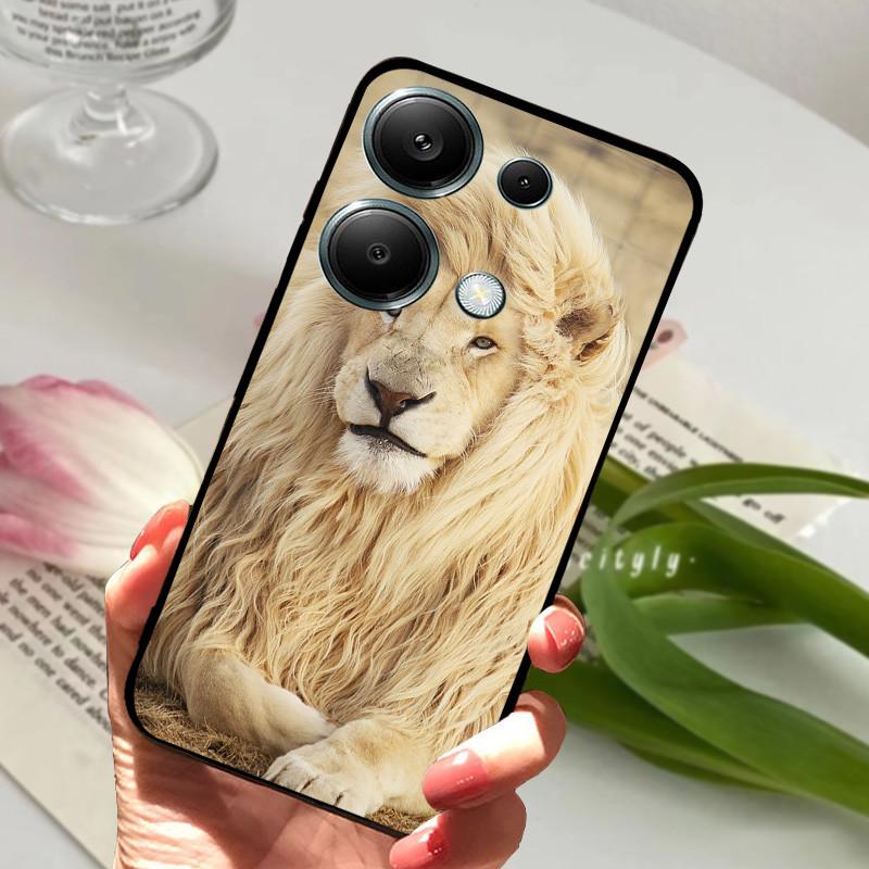 Для Xiaomi Poco M6 Pro 4G Чехол PocoM6 Pro Ударопрочный Мягкий ТПУ Силиконовый Чехол для Телефона Для Poco M6 Pro 4G Funda Capa Мультяшный Корпус