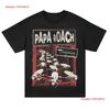 НОВАЯ черная футболка группы Papa Roach Все размеры от S до 345XL XY758 винтажная стираная мужская стильная унисекс универсальная модная повседневная