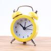 Alarm Clock Classic Double Bell Glass Lens PVC Clock Face