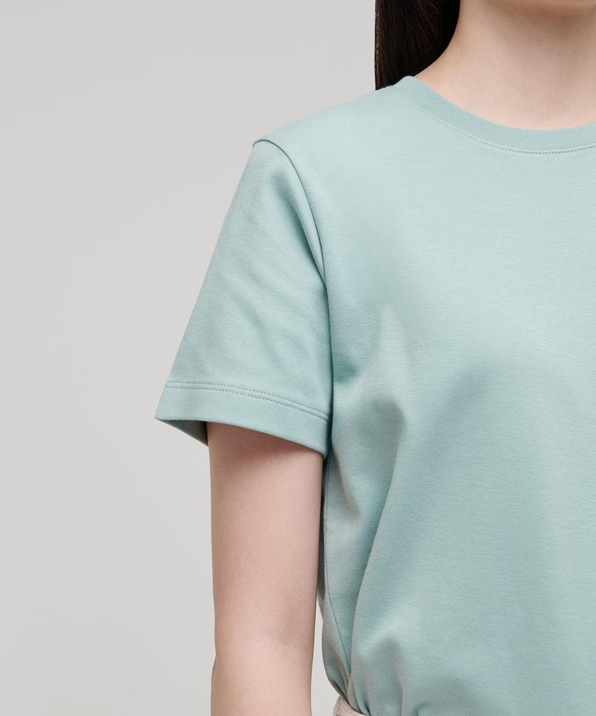 MUSINSA STANDARD WOMAN Women'S Basic Crew Neck T-Shirt [Dusty Mint]