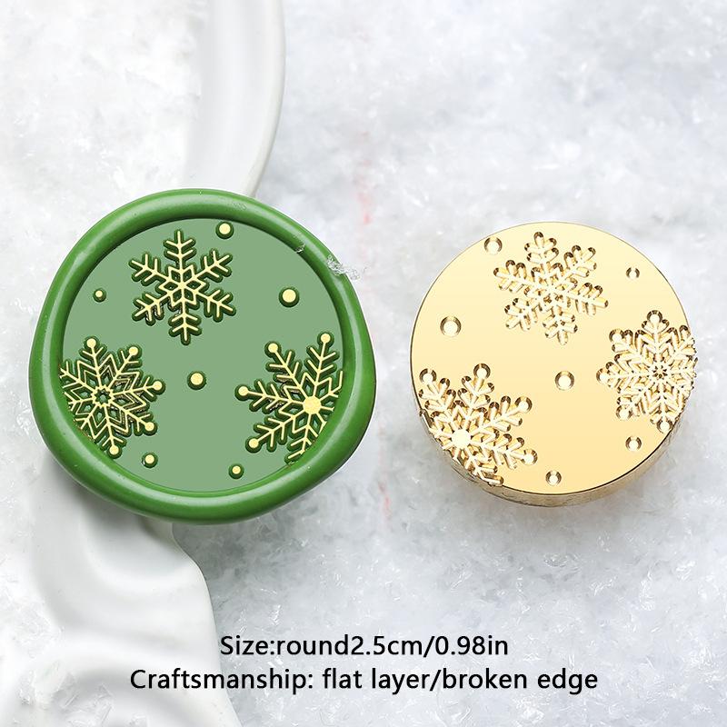 На Рождество Снежинка Снеговик Сургучные печати DIY Скрапбукинг Восковая печать Штамп Принадлежности для рукоделия Новый год Рождество DIY Подарок