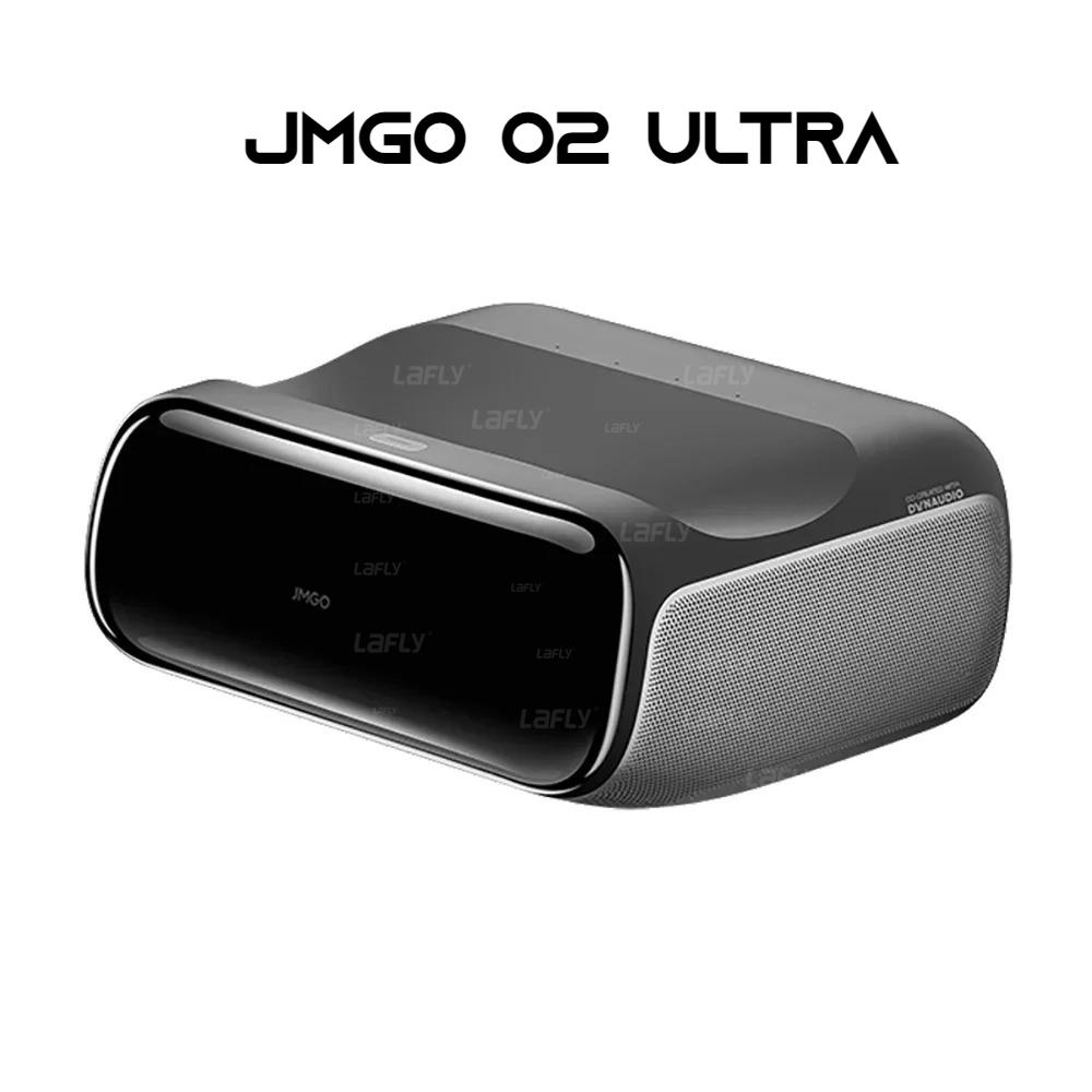 JMGO O2 Ultra 4K Ультракороткофокусный Лазерный Проектор - 2800 Люмен по стандарту ISO, 2800:1 Контраст, Dolby Audio, Умный домашний кинотеатр для гостиной