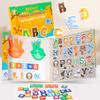 Magnetic Alphabet Montessori-Inspired Preschool STEM Toys Finger Operations ABC Spelling Game Toddler Learning Early Education