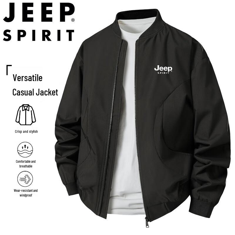 JEEP SPIRIT Men's Stand Collar Jacket