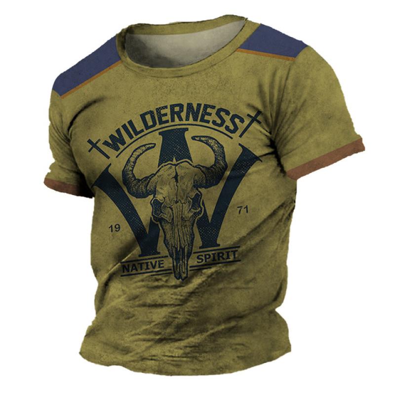 Летние модные мужские футболки в стиле ретро с рисунком пива в Европе и Америке, трендовые индивидуальные винтажные футболки с круглым вырезом и короткими рукавами с принтом