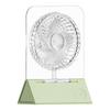 Three-Speed Transparent Folding Desktop Fan with USB Charging