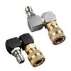 360° Swivel Pressure Washer Adapter Copper/Aluminum Quick Connect Adaptor  Garden Use