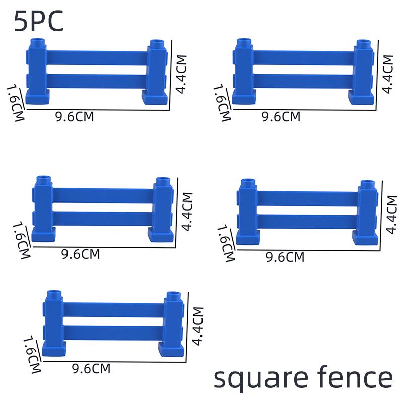Большие Строительные Блоки Дом Аксессуары Части Крыша Окно Стена Строительство Собирать Кирпичи Образовательные Игрушки Для Детей Подарок