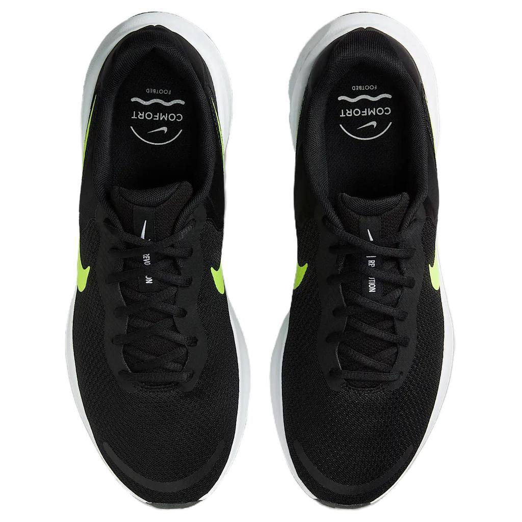 Nike Revolution 7 Черно-белый Вольт FB2207-010
