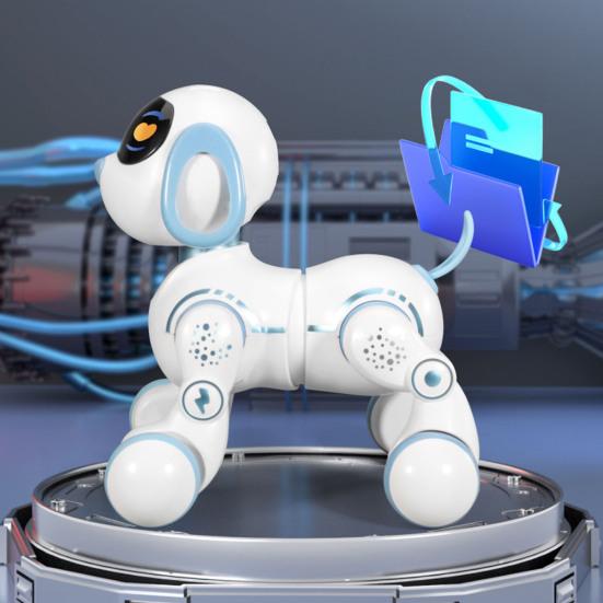 Пульт дистанционного управления робот собака игрушка программирование сенсорный интерактивный электрический умный кот 2.4GHz