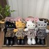 Милая мультяшная Sanrio кукла Хелло Китти на длинных ножках, брелок, подвеска, украшение для рюкзака, декоративное