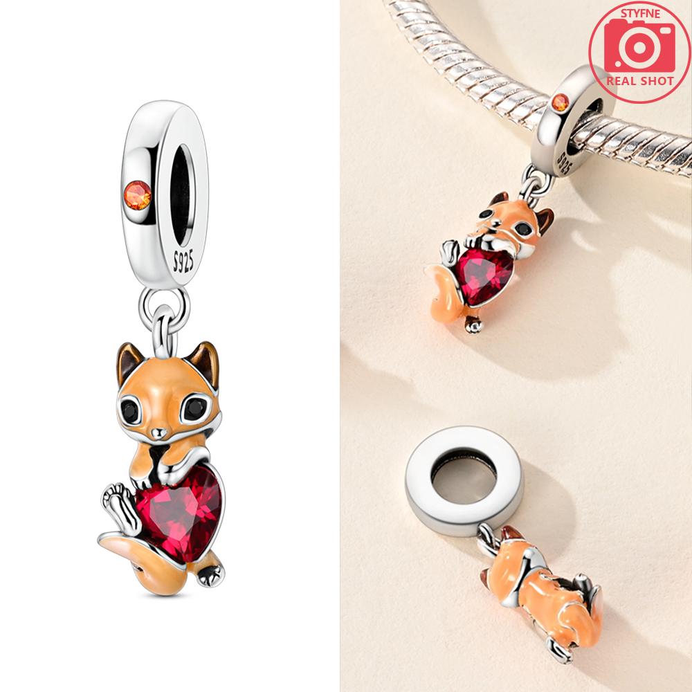 Девушка Оригинальный Лазурный Циркон Лист Кулон Платье Ожерелье Бусины Подходит Браслет Шармы Металлический Аксессуар Изготовление Сделайте свой собственный Аксессуар Подарок Элегантная Мода