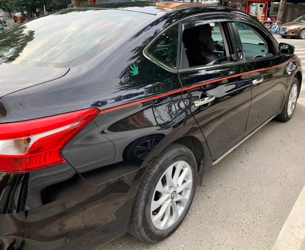 KEQKEV Red Pinstripe Tape Car Body Side Stripe Decal Waistline Sticker Automotive Pinstripe Tape