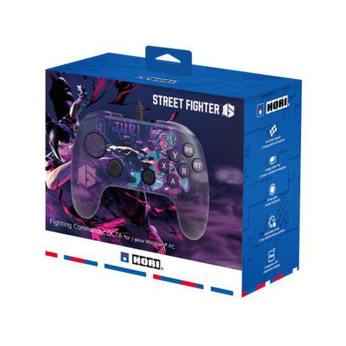Manette Filaire Fighting Commander Octa - Hori - Edition Street Fighter 6 Juri-Accessoire-PC