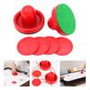 Air Hockey Game Set with Green Felt Pushers and Pucks
