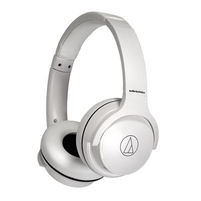 Беспроводные наушники WH Bluetooth До 60 часов воспроизведения Быстрая зарядка Совместимость с режимом малой задержки Тонкие белые наушники WH Audio-Technica ATH-S220BT