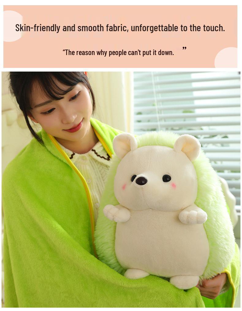 Милая плюшевая игрушка-ежик и успокаивающая кукла-подушка - Идеальный подарок на день рождения