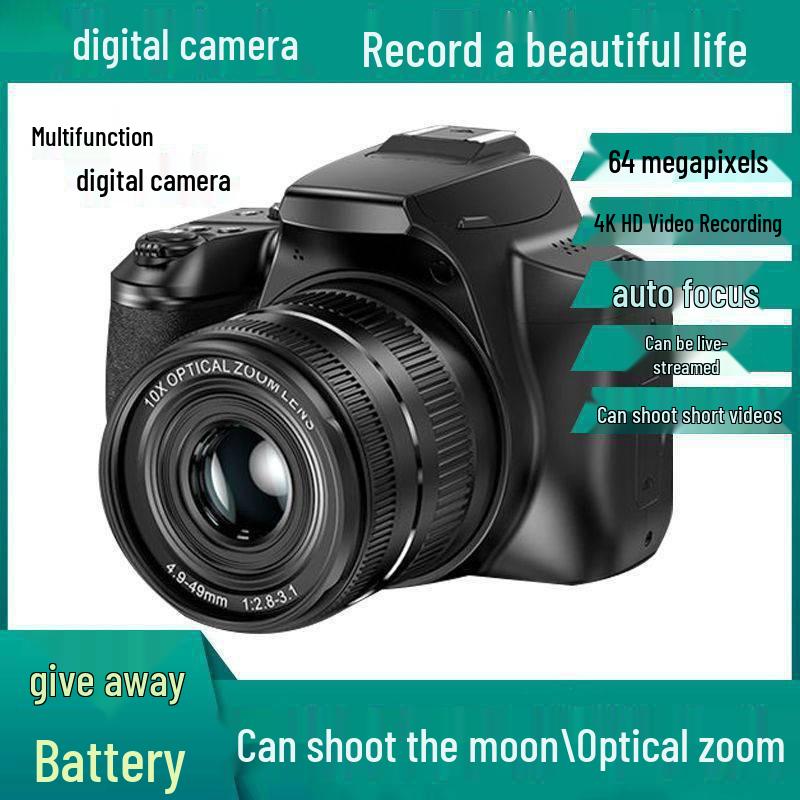 Ultra HD 64MP Entry-Level Mirrorless Camera for Students & Digital Creators