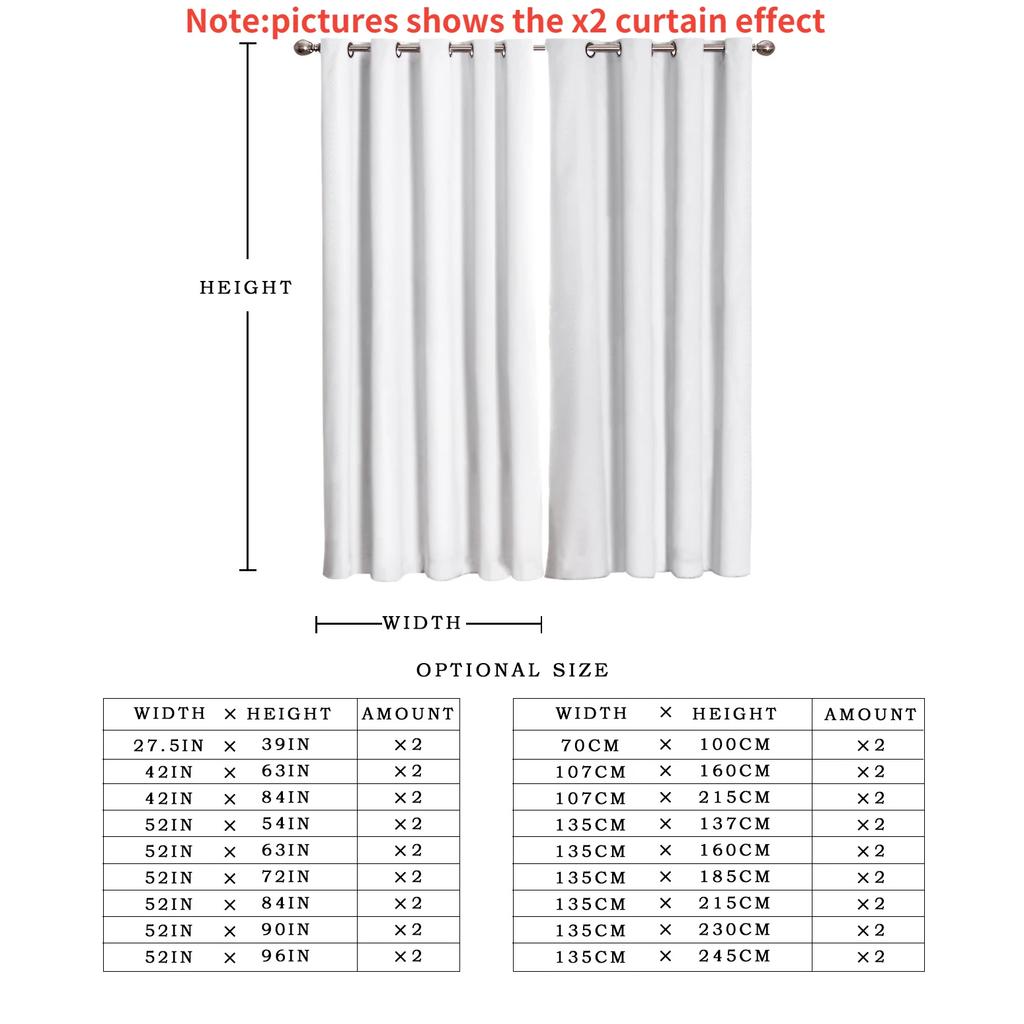 London Telephone Booth Curtains for Bedroom Living Room Drapes Kitchen Children's Room Window Curtain Modern Home Decor