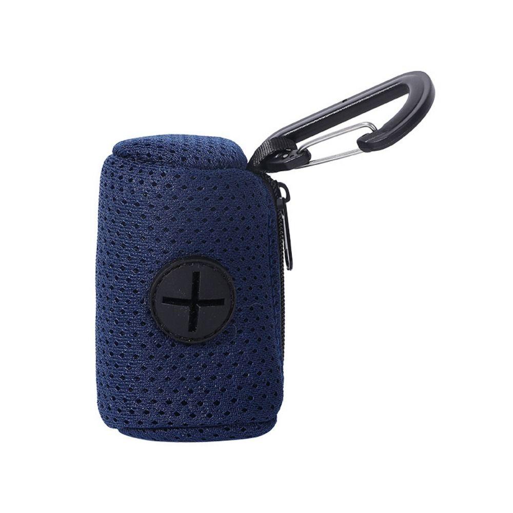 Mesh Dog Poop Bag Holder Hanging Pet Garbages Dispensers Dog Poo Bags Dispenser For Walking