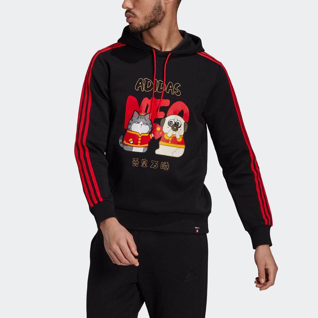 adidas Neo x My King Mansleep Adidas Neo Коллекция CNY M Cny Ww Hdy Толстовка Мужская Черная GS5187