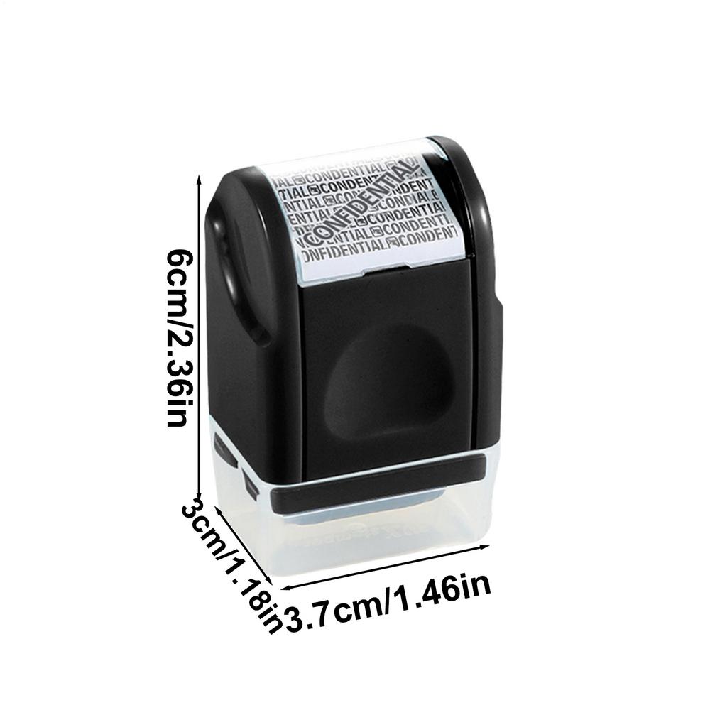 Stamp Roller Anti-Theft Confidential Protection ID Seal Privacy Confidential Data Guard Information Identity Address Blocker