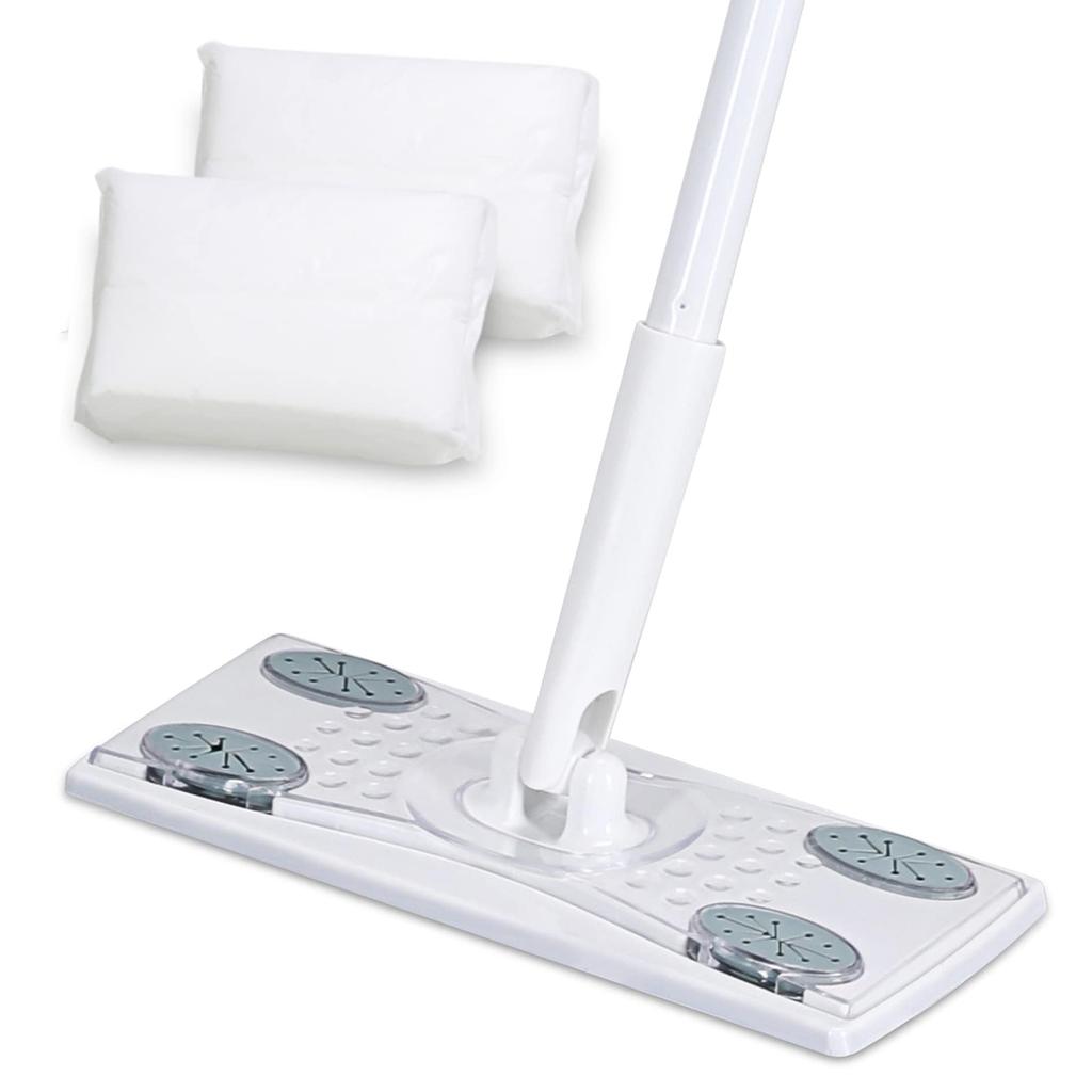 Eyliden Floor Floor Floor Cleaning 10 Drying Adjustable for and Glass Window Wiper, Mop, Tool, White, 4-Section Joint, Sheets, Length, Balcony,