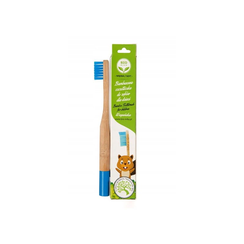 Biomika bamboo toothbrush for children