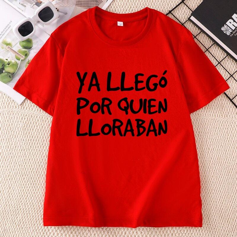Funny Spanish Saying TShirt Unisex Unisex Humorous Graphic Tee Unisex Short Sleeve Round Neck Casual T Shirt Streetwear Clothes