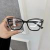 Fashion Trendy Cat Eye Eyeglasses Frames Women Men Transparent Clear Brand Designer Optical Colorful Frame