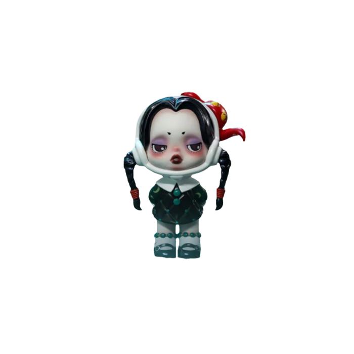 POP MART SKULLPANDA Коллекция Семейка Аддамс Милые Мистери-боксы, Одиночный Мистери-бокс