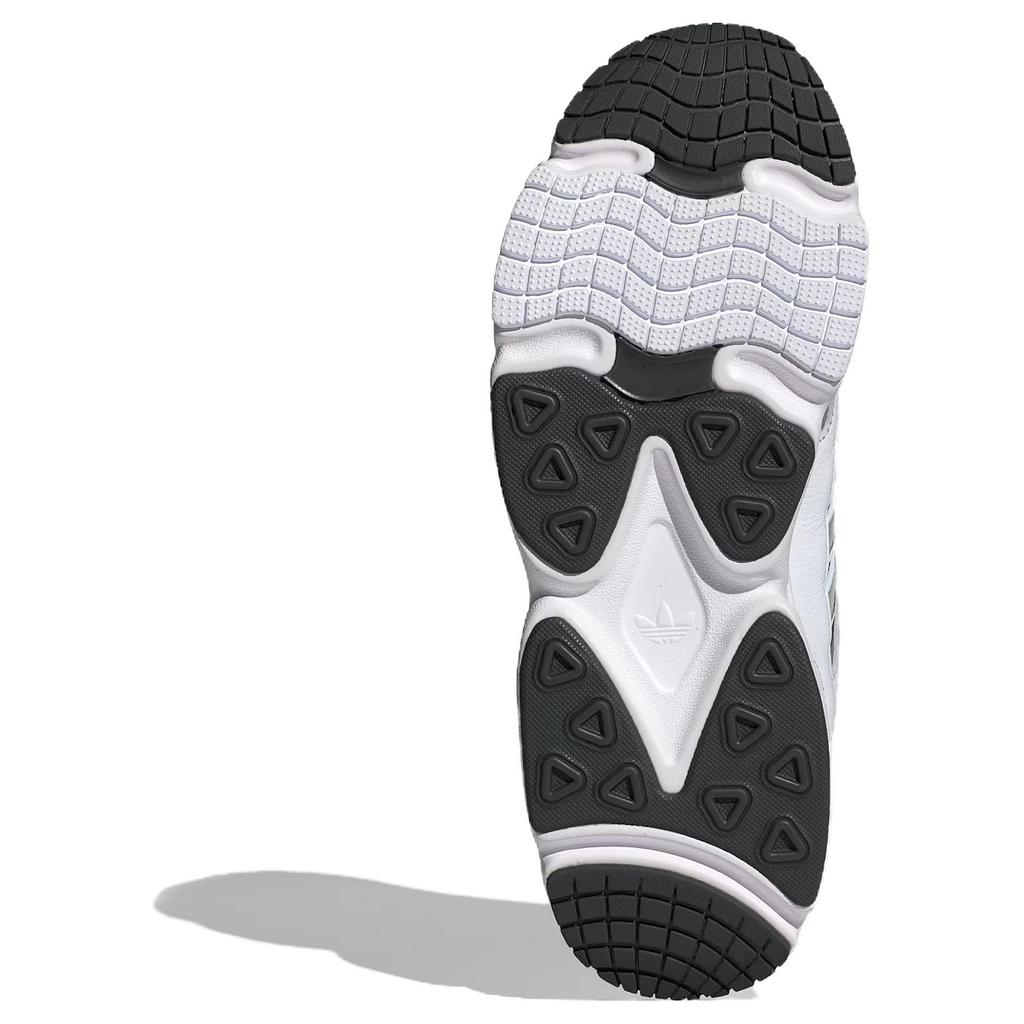 Adidas Ozmillen White Silver Metallic Unisex Sneakers Cloud-White Grey-Three ID5704