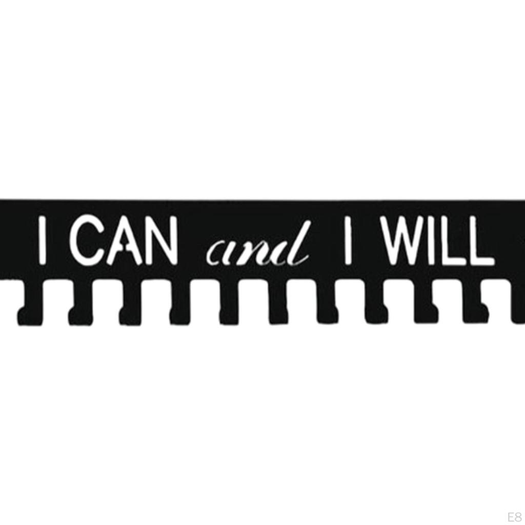 Вешалка для медалей, держатель для наград, 20 крючков, металлическая простая прочная настенная стойка для бега, баскетбола