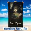 Beach Towel Custom Name Text, Quick Dry Large Towel For Beach HomeFran Bow