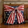 American Independence Day chair cover, digital printed bow dining chair cover, pillow cover, table flag, American style, five pointed star