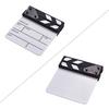 Compact Size Acrylic Clapboard Dry Erase TV Film Movie Director Cut Action Scene Clapper Board Slate