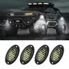 4PCS Car Chassis Light 12V LED Rock Lights 24 High Brightness Ambient Lighting For Polaris Yamaha Can-Am UTV ATV Off Road Jeep