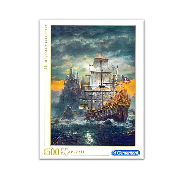 Корейские настольные игры Пазл «Пиратский корабль» Heavy Rain C31682, 1500 деталей, разные цвета