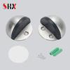 Door Stops Stainless Steel Rubber Magnetic Door Stopper Non Punching Sticker Hidden Door Holders Floor Mounted Nail-free