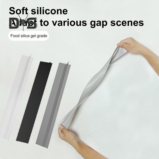 Stove Counter Gap Cover Silicone Rubber Strip Heat Resistant Mat Oil Dust Water Seal Kitchen Filler for Home Restaurant Hotel