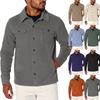 Men's Relaxed-Fit Casual Jacket Long-Sleeve Outerwear