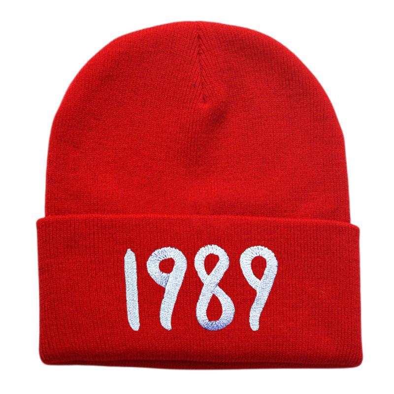 Embroidery flower knitted hat digital wool hat outdoor cycling pullover hat