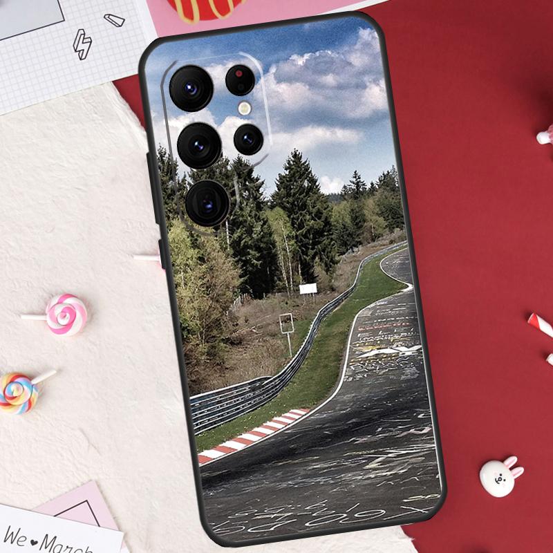 Green Hell Nurburgring Case For Samsung Galaxy S26 Ultra S23 S22 S21 S20 S24 S25 Ultra S10 Plus S25 FE Cover Shell