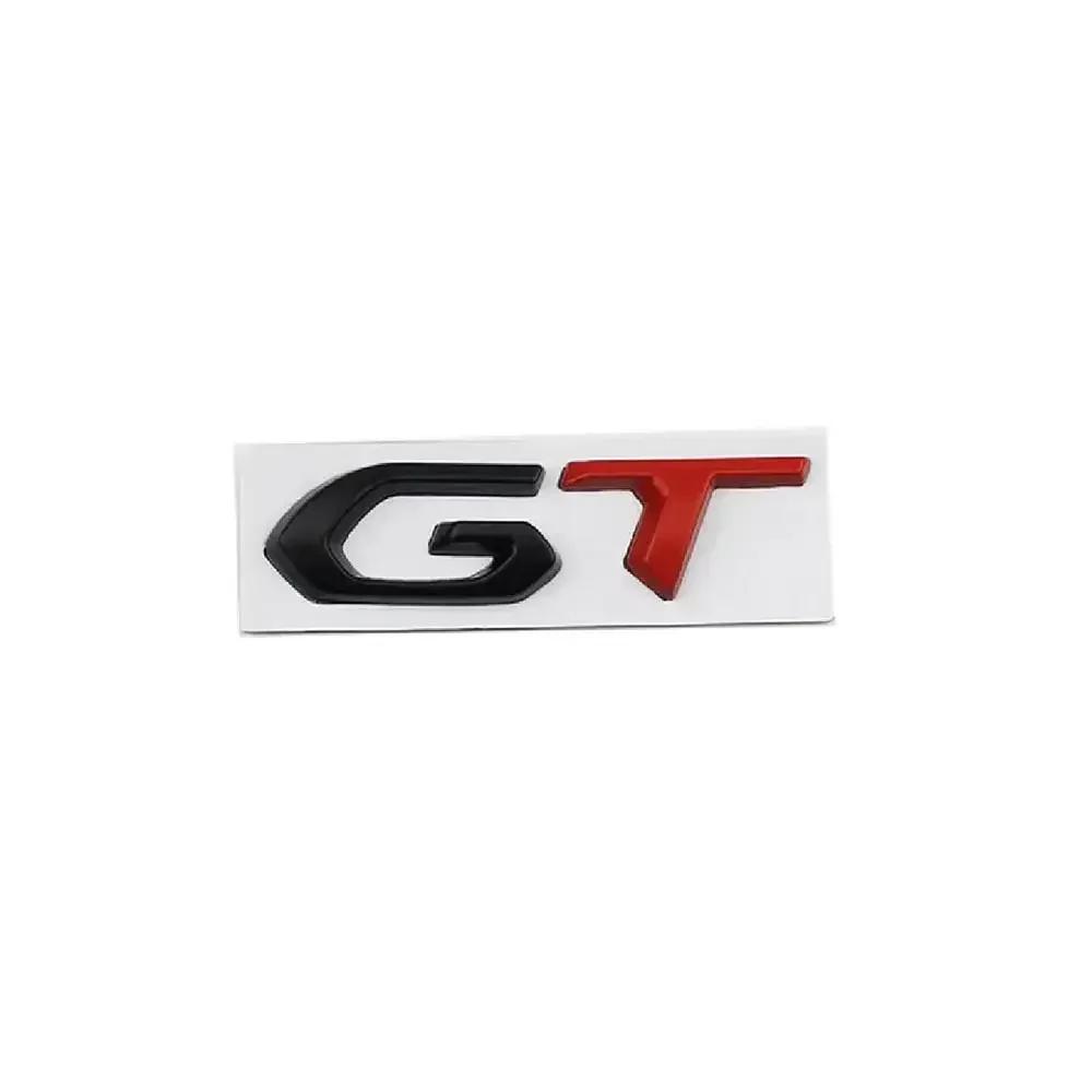 Suitable for Kia GT Car 3D Metal Letter Logo Badge Decal Sticker Car Car Trunk Letter Badge Styling Sticker ajh265