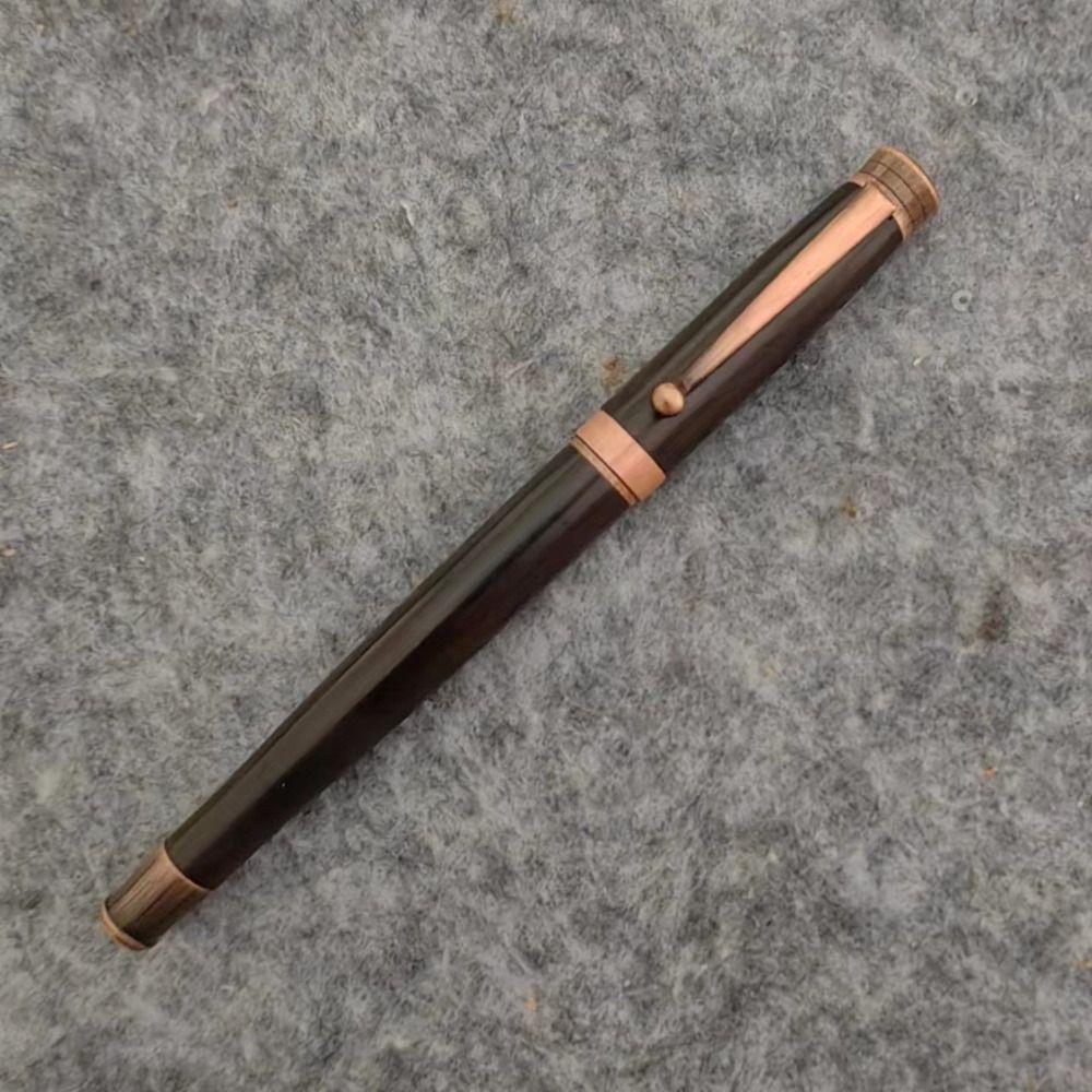 Retro Simple Writing Ink Pens Wood Handle Signature Pens Wooden Fountain Pen Stationery
